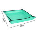 Plant Repotting Mat Waterproof Foldable Planting Pot Pad (Green 68x68cm) Newly