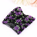 Women Girls Magic Beads Elasticity Hair Combs Clips Double Hair Comb