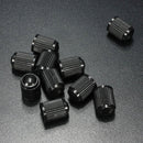 Plastic 100X Black Color Car Wheel Tire Universal Valve Stem Caps Air D  hot.