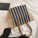 Straw Woven Underarm Shoulder Bags Women Summer Beach Female Shopper Handbags