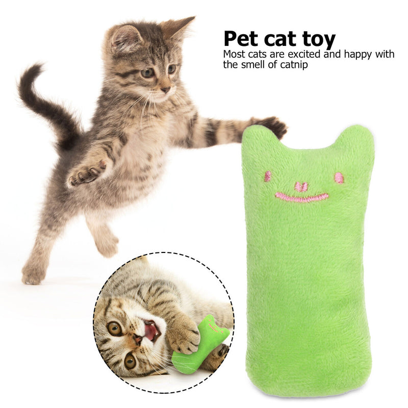Cat Catnip Toys - Boredom Relief Pillow Scratch Pet Teeth Grinding Chew Toys