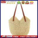 Summer Women Straw Handbag Hand Woven Shoulder Bag Female Beach Vacation Tote