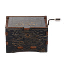 Wooden Music Box, Hand Crank Engraved Musical Box, Valentine Gifts (2)