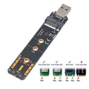 M.2 to USB Adapter M Key NGFF M2 PCIe SATA to USB 3.1 SSD Gen Type Card A 2 T7A7