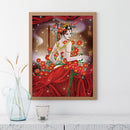 Chinese Style Beauty 5D Diamond Painting Partial Special Shaped Drill (K055)