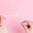 Water Container Xmas White Container Bubble Bottles Empty Love Heart Shape