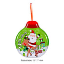 Christmas Candy Tin Box Cookies Chocolate Children Gift Packing Case Hanging Box