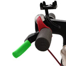 2pcs Brake Handle Lever Covers Scooter Antiskid Handle Protector (Green) Newly