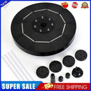 Solar Powered Pool Pond Bird Bath Water Fountain Pump Kit (3.5W Black)