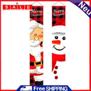 Christmas Snowman Banner Flag Door Hanging Sign Banner Outdoor Xmas Decoration
