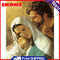 DIY Paint By Number Kit Frameless Family of Jesus Handpainted Canvas Art Decor