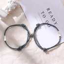 Rope Braided Bracelet Rope Alloy Lover  Friendship Bracelet Couple Bracelet
