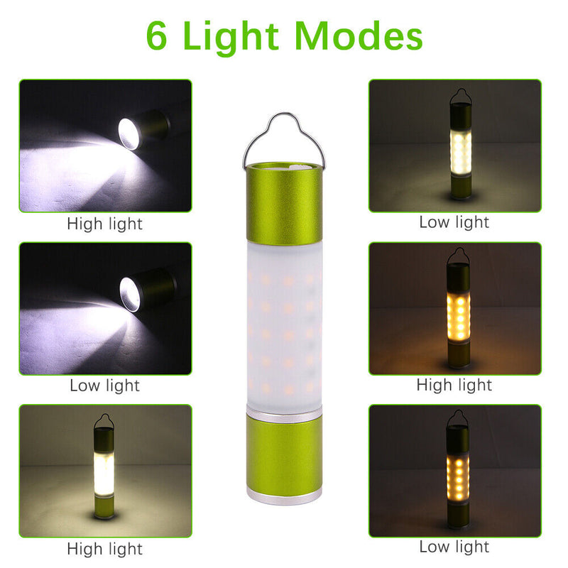 Portable LED Telescopic Flashlight Outdoor Camping Tent Emergency Night Light