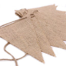 Festival Celebration Wedding Supplies Flags Burlap Bunting Jute Banner