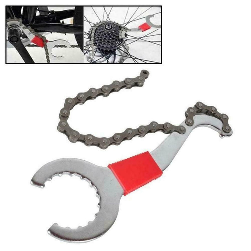 Bike Chain Cassette Bottom Bracket Freewheel Wrench Remover Tool 20 Repair X6O6