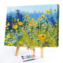 Sea of Flowers Paint By Numbers Kit DIY Frameless Acrylic Picture On Canvas
