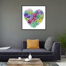 5D DIY Full Drill Diamond Painting Heart Cross Stitch Mosaic Kit Home Wall Ar