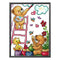 14CT Partial Stamped Embroidery Happy Painting Canvas Chinese Cross Stitch Set