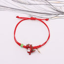 Dinosaur Braided Hand Rope Cartoon Dinosaur Bracelet Charm Bracelet Beads Chain