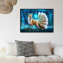 Full Round Diamond Painting Nine Tailed Fox 5D DIY Wall Picture Mosaic Drawing