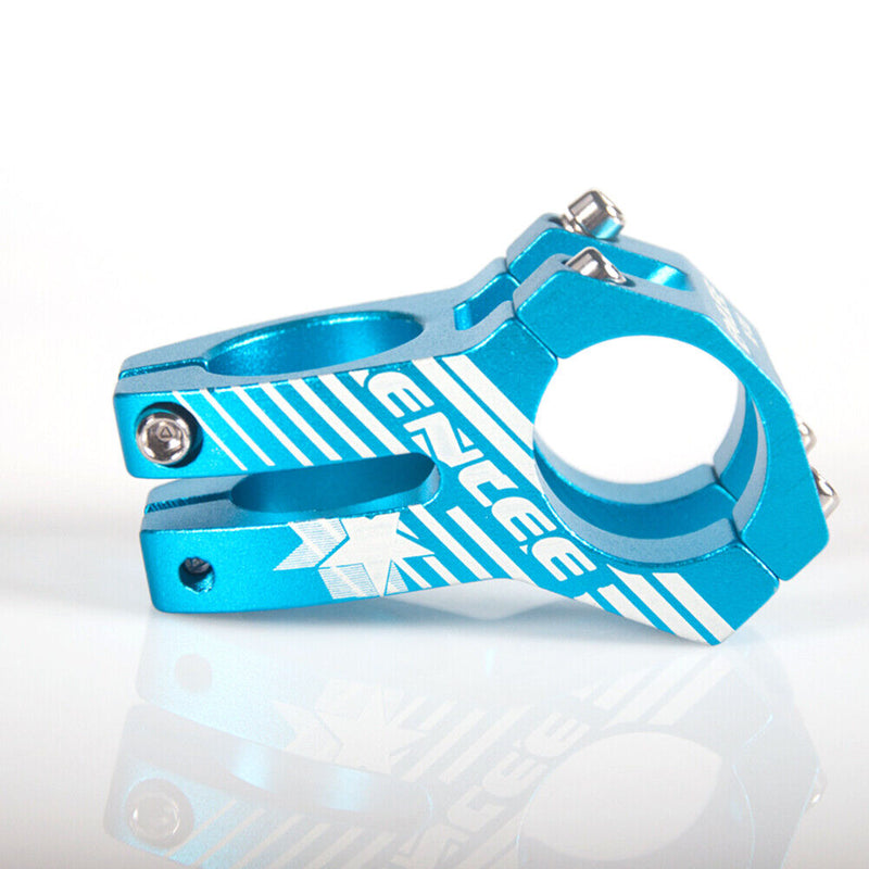 ENLEE 31.8mm Mountain Bicycle Stem Handlebar MTB Short Hollow Stem (Blue) Newly