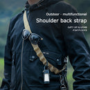 Shoulder Hanging Rope Tent Lamp Hanger Lanyard Camping Equipment (Khaki)