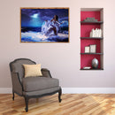 5D DIY Full Drill Diamond Painting Dancing with Water Cross Stitch Home Decor