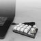 Macro Custom Wired Gaming Keyboard Programmable Mechanical Keypad (White)