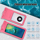 Waterproof Case Swimming Underwater Mobile Phone Pouch Bag (Grey Blue)