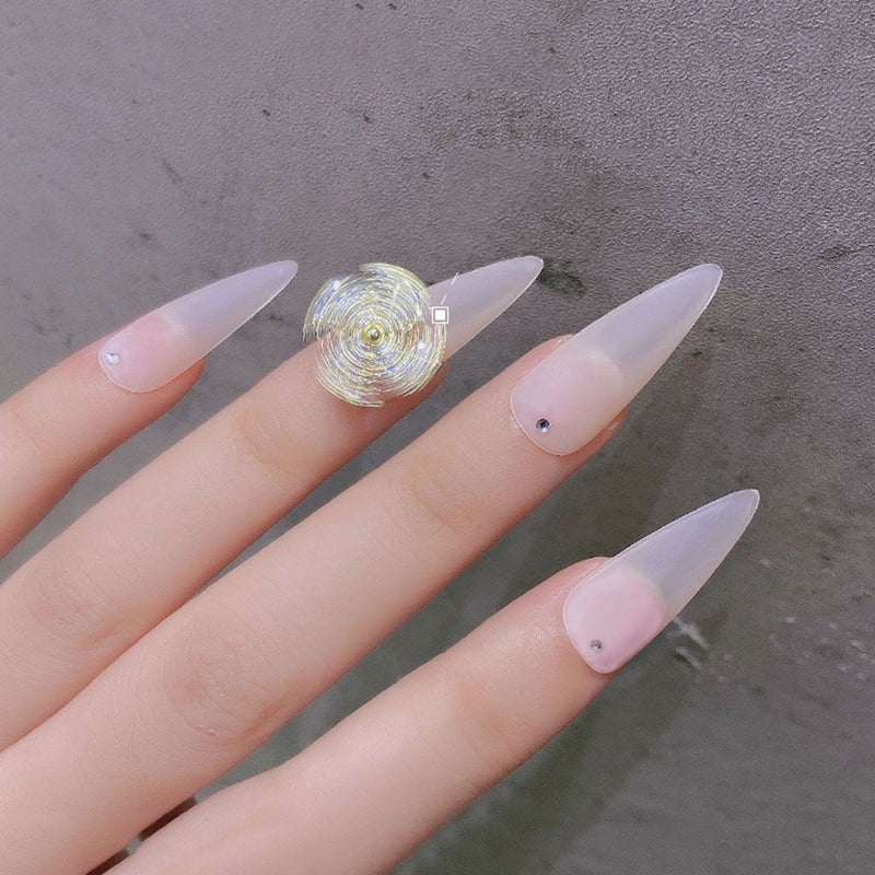 Windmill Jewelry Flash Luxury Accessories Nail Art Decoration Double-layer