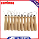 10Pcs Sound Sculpture Tool Carving Tools Wood Ceramic with Stainless Steel Flat Wire DI