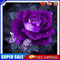 5D DIY Full Drill Square Diamond Painting Purple Rose Cross Stitch Mosaic
