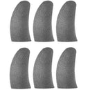 6 PCS Sweatproof Finger Tip Sleeve Sensitive Thumb Gloves Touch Screen Mobile BN