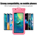 Waterproof Swimming Underwater Mobile Phone Protective Pouch Bag (Pink)