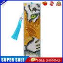 Diamond Paint Leather Bookmark Tassel Special Shape Drill Mark (S39-Tiger)