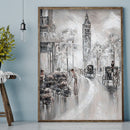 Diamond Painting Oil Paint Street 5D Full Round Drill Rhinestone