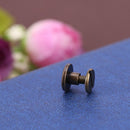 20pcs Copper Leather Craft Belt Wallet Solid Brass Nail Rivets Screws(7) Newly
