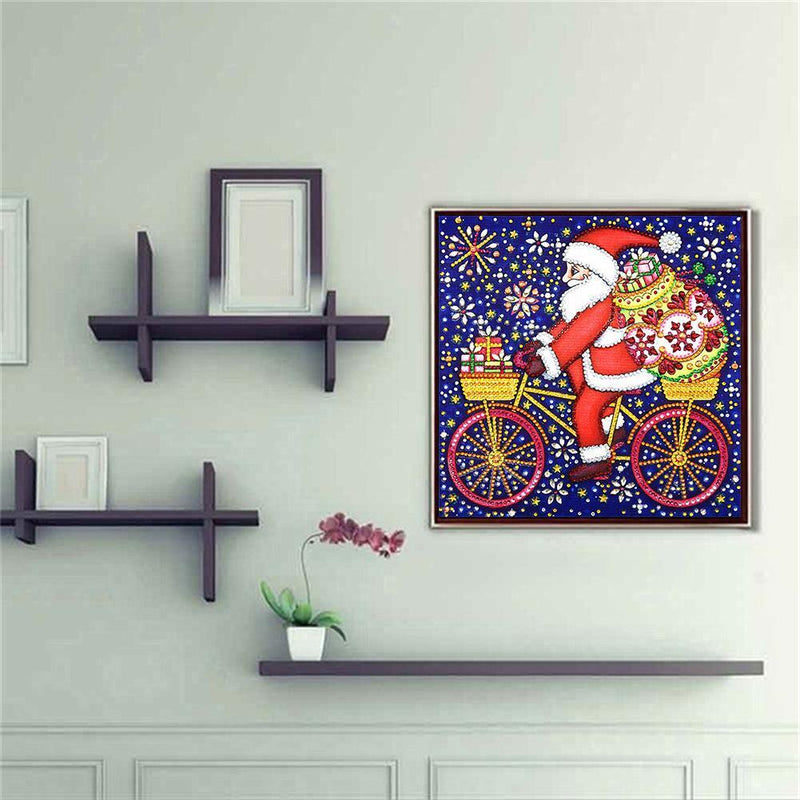 5D DIY Special Shaped Diamond Painting Santa Claus Cross Stitch Mosaic Kits