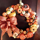 Halloween Decor Pine Cone Acorn Simulation Pumpkin Set Maple Leaves Sunflower