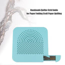Handmade Quilter Grid Guide for Paper Folding Craft Paper Quilling (Blue) Newly