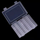 100Pcs 30mm Clear Round Cases Coin Capsules Storage Holder Box Display Container