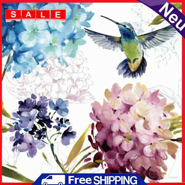 5D Diamond Painting Ink Bird Full Round Drill DIY Rhinestone Picture Home Decor