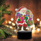 DIY Special Shaped Diamond Painting LED Light Santa Claus Embroidery Night Lamp