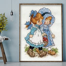 Partial Embroidery 50x40cm Child Life DIY Stamped 11CT Cross Stitch Kit (2)