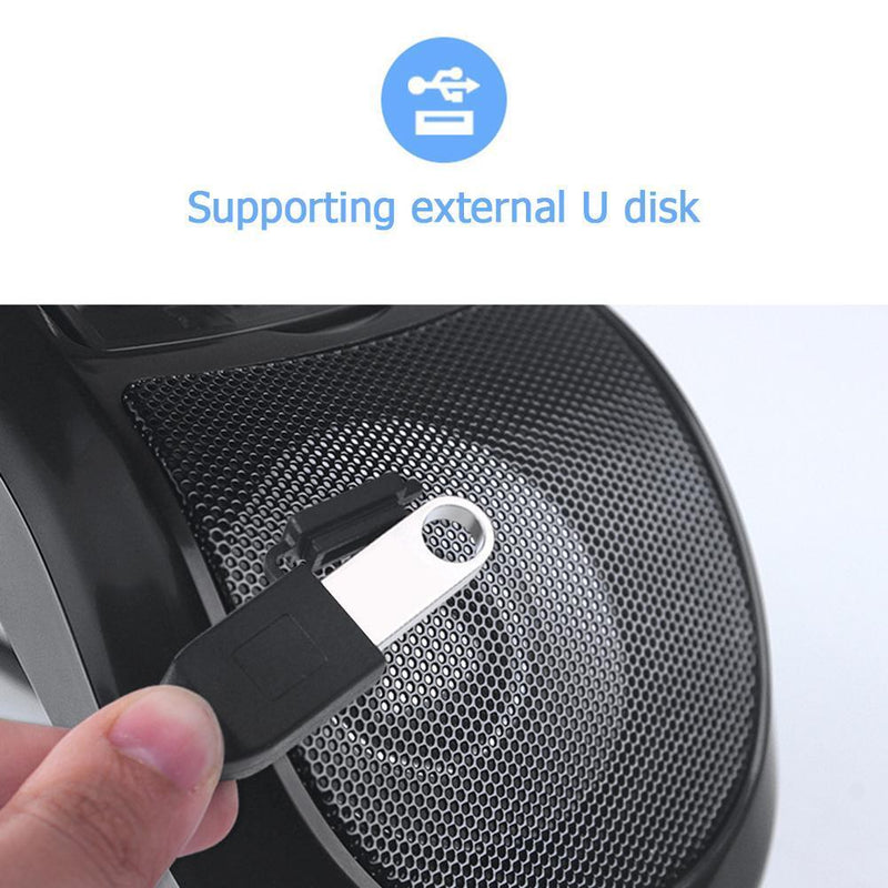 AOVEISE MT493 Motorcycle Bluetooth-compatible Speaker MP3 Audio System FM R