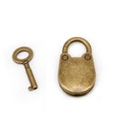 Suitcase Mini Diary Protector Lock with Key Security Tool Padlock Metal Bear