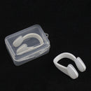 Soft Silicone Swimming Earplugs Nose Clip Diving Surfing Nose Clips (White)
