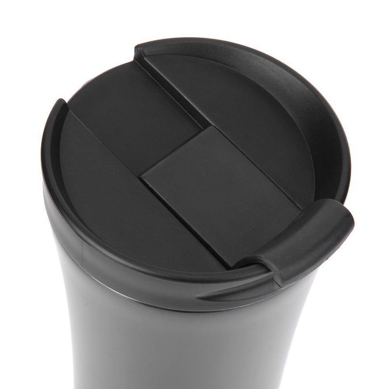 Stainless Steel Vacuum Thermal Bottle Unisex Coffee Tea Insulated Cup(Black