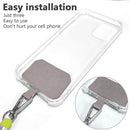 Universal Mobile Phone Lanyard Phone Rope (Fluorescent Green + White Card) Newly