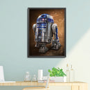 robot Full Round Drill Diamond Painting 5D DIY Rhinestone Art Newly